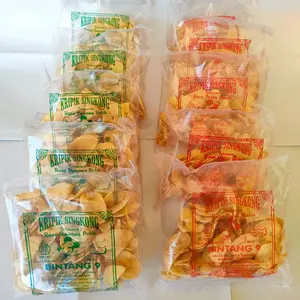 Keripik Singkong Madura Paket 10pcs - Keripik Singkong Bintang 9 - Keripik Singkong Manding Sumenep Kripik