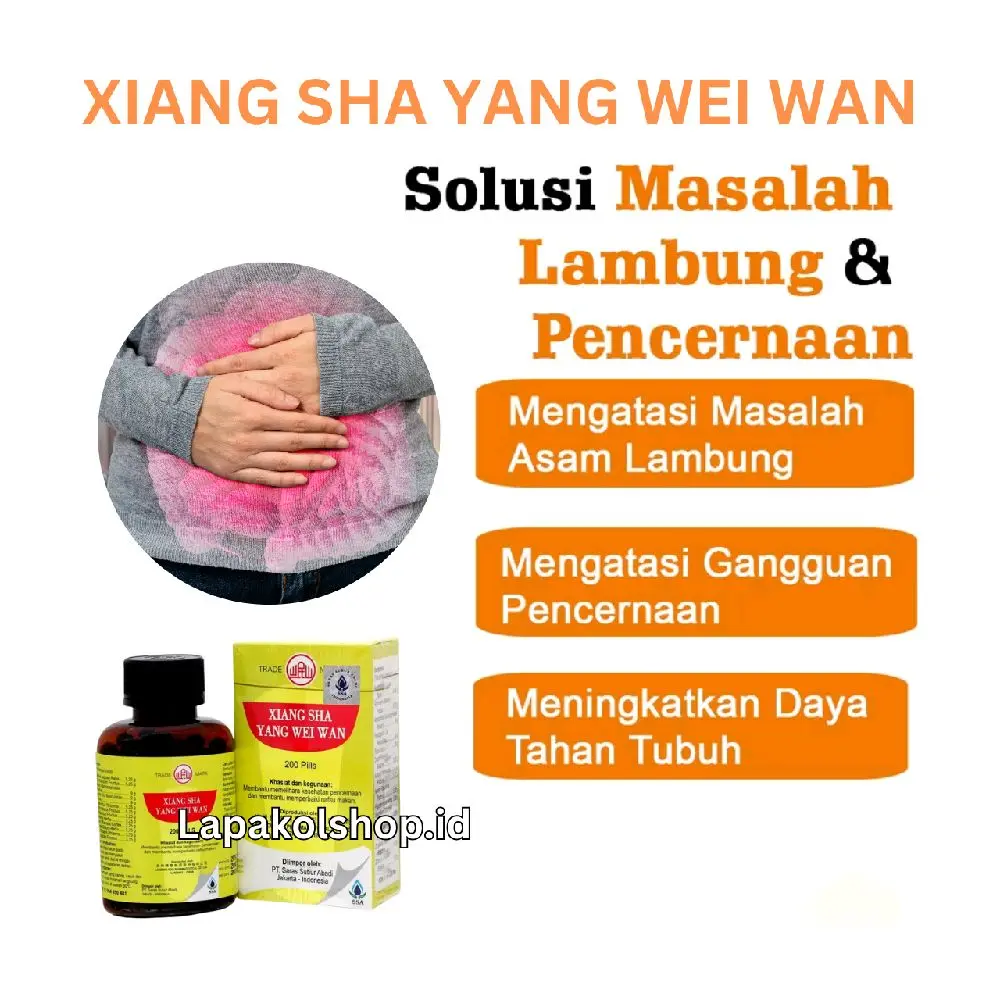 Obat Sakit Maag Kronis Asam Lambung Naik Mual Muntah Gerd xiang sha Yang Wei Wan / STOFMAG / HSIANG SHA YANG WEI PIEN 100% Original BPOm