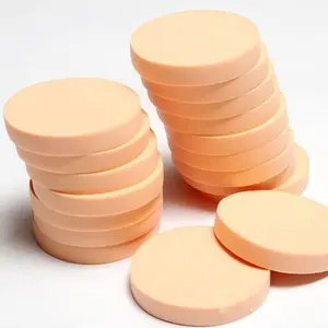 ECER 1 PCS SPONGE BEDAK PADAT KOTAK / BULAT Spons Make up Powder Foundation Bedak Basah Make Up