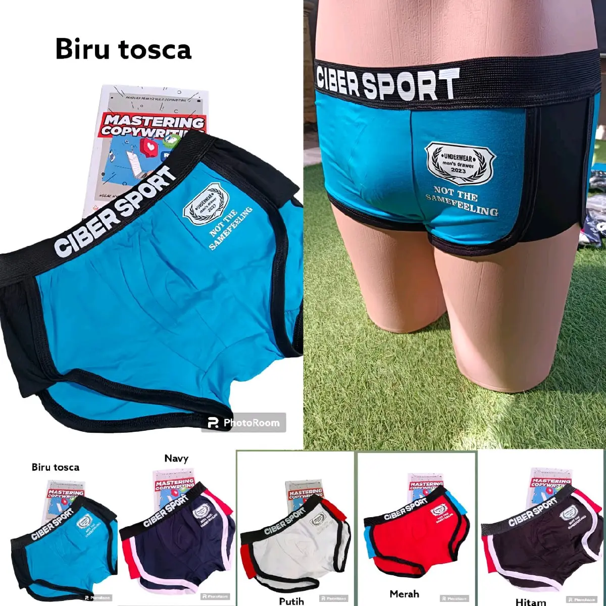 Paket 3 pcs Celana Dalam Boxer Pria Katun Berkualitas Tinggi L - XXXL Jumbo - Dewasa cowok Nyaman dipakai