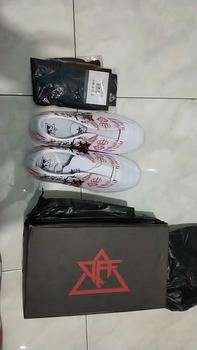 Product Review of Sepatu Futsal RAF White Red XERACION ONE Dewasa" sepatufutsal c it Semua musim Pink sepatu  futsal sepatu futsal decit sepatu  futsal sepatu  ori from m** 1