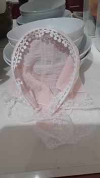 Product Review of Town Shell - Bando Raw Lace Korean Head Band / Bandana Kain / Bando Kekinian / scarf from v**y 0