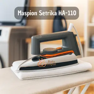 [AFF6] Maspion Setrika HA-110 Setrika Listrik Stainless Grey Setrika Maspion Classic Gosokan Baju Setrikaan Maspion HA 110 Setrika Iron Kabel | GARANSI 1 TAHUN