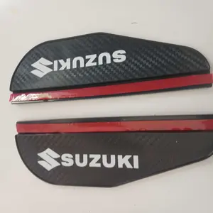 [Meta] Pelindung Tahan Air Penglihatan Alis Serat Karbon Universal untuk kaca spion mobil Otomotif Car