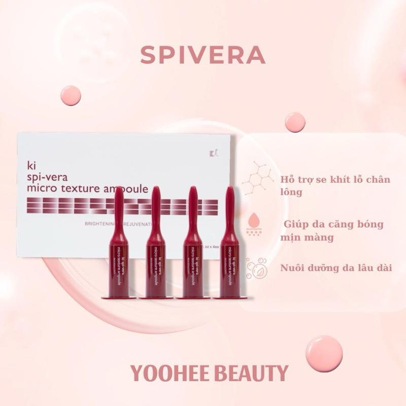  Y10 -1 set 4 ống Spivera  micro spicule shot   3gram*4   - 12 lần dùng 