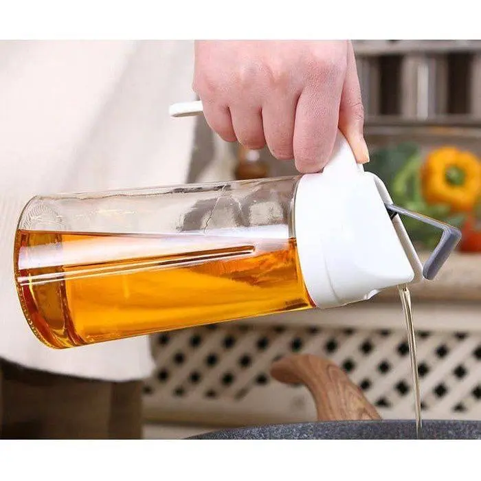 (Free Bubble) Botol Kaca minyak / botol minyak goreng 650 ml / botol minyak spray 2
