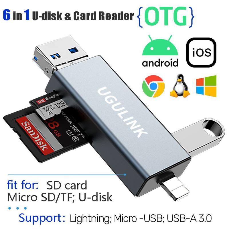 Bộ Chuyển Đổi USB Type-C 5 trong 1 Bộ Chuyển Đổi OTG 1 USB 3.0 + 2 USB 2.0 + Đầu Đọc Thẻ Mciro SD TF Tương Thích Với Máy Ảnh Và U-Đĩa Tương Thích Với Chuột Không Dây Và Bàn Phím Micro USB Type C USB3.1 bộ chuyển đổi iphone