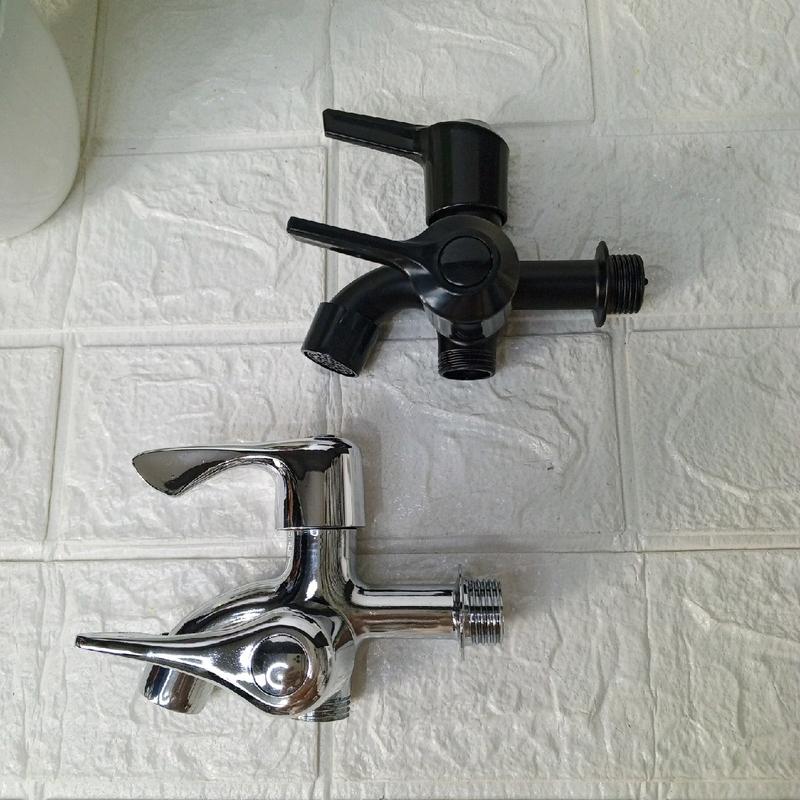 KRAN CABANG STAINLESS ANTI KARAT MODEL PUTAR DRAT 1/2 INCI BISA UNTUK SELANG SHOWER 0