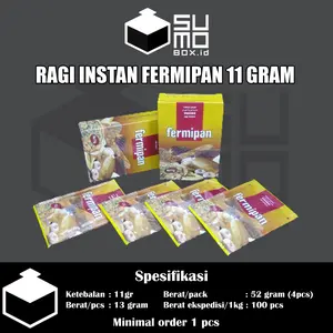 Fermipan Sachet 11gram / Ragi Instant / Instan Yeast