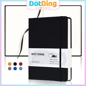 Buku Catatan A5 Dotted 80 Lembar 100GSM Tebal Notepad untuk Pelajar Kantor Jurnal Alat Tulis Sekolah