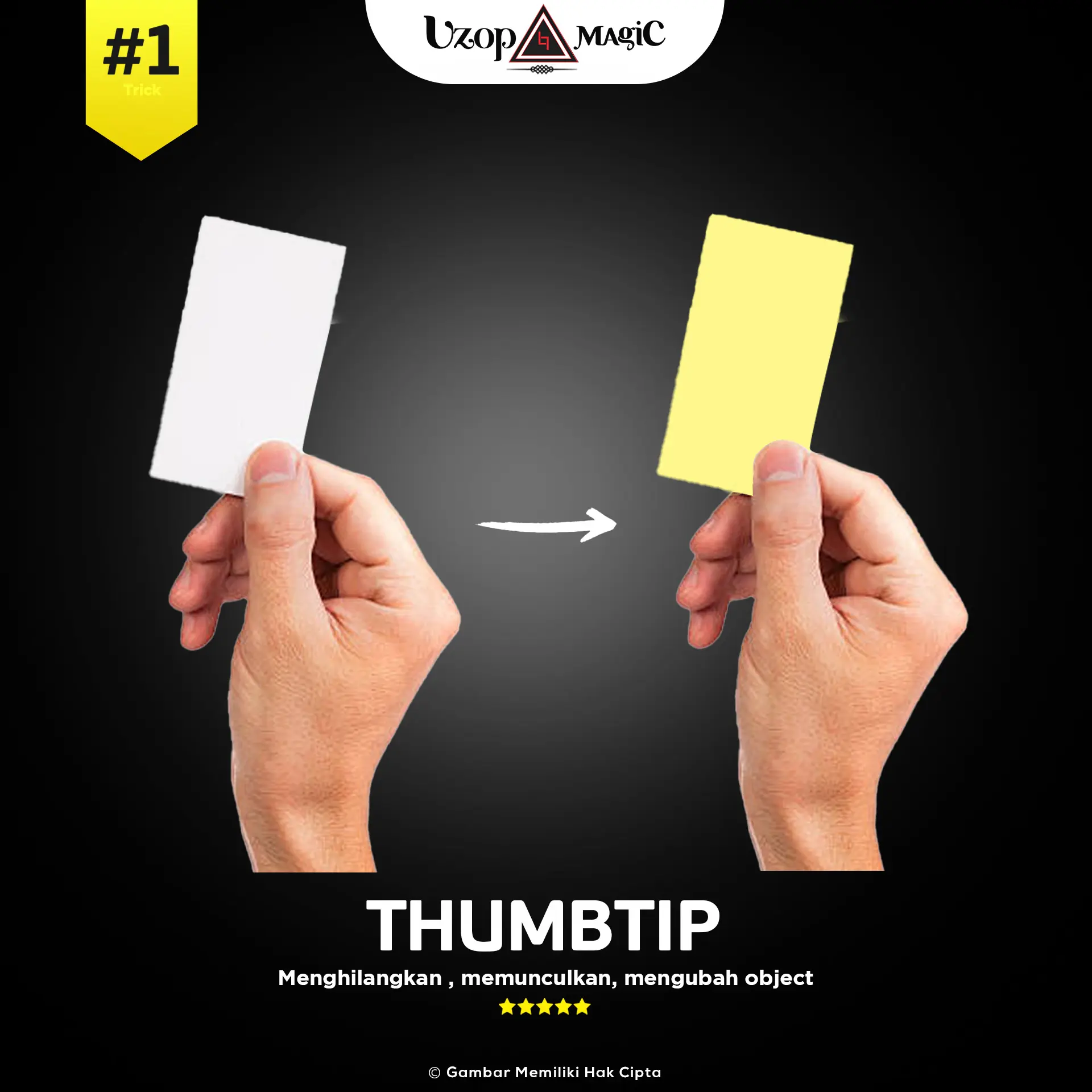 Alat Sulap Thumbtip Lunak - Uzop Magic