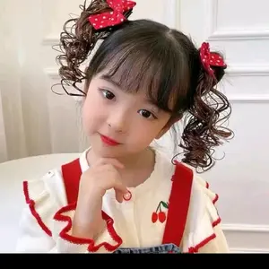 1 pasang jepit anak model rambut/jepitan rambut anak model wig DI KIRIM RANDOM