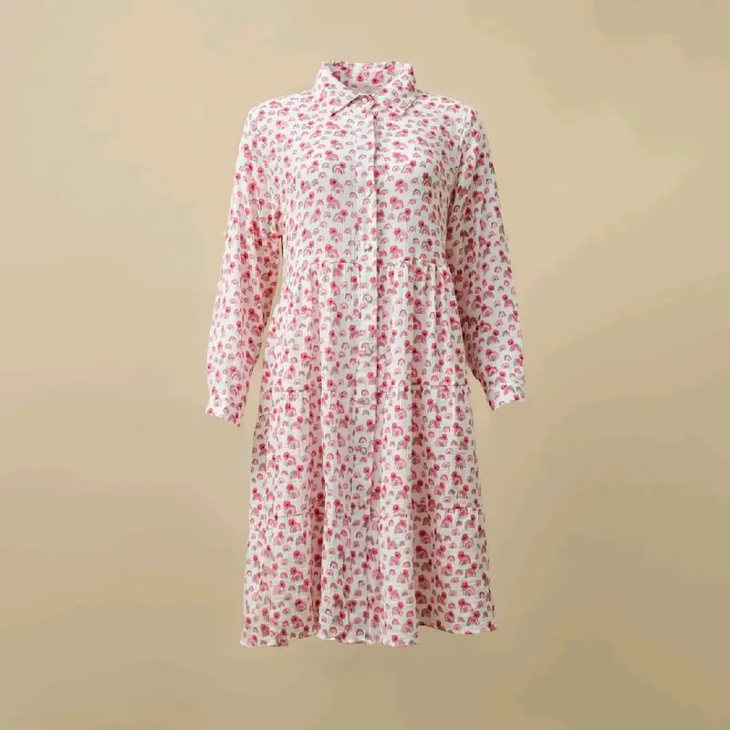 Zanzan.Cloth FAZA TUNIK Atasan Wanita Bahan Double Gouze Cotton Motif 2