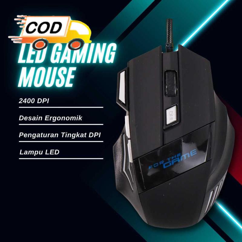 Mouse Gaming Pro LED 5500 DPI dengan 7 Tombol Akurasi Tinggi - Shop ...
