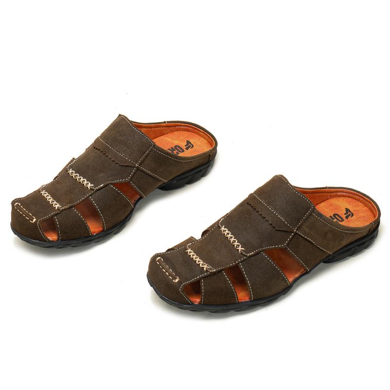 Sandal Slop Pria Kulit Asli / Sendal Slop Sandal selop BT506 1