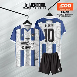 Jersey Retro Terbaru Sepak Bola, Futsal, Badminton, Volly Full Printing