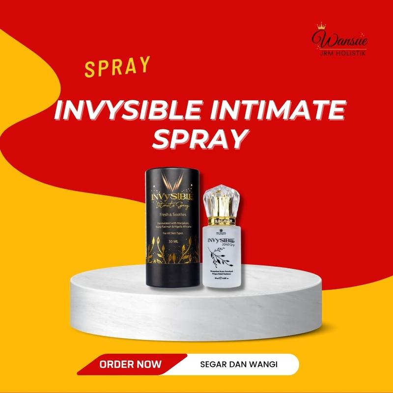 INVISIBLE INTIMATE SPRAY ORGANIC Women Men Unisex Floral Perfume ...