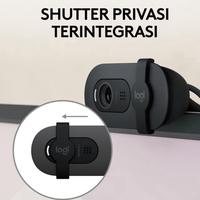 Gambar Logitech Brio 100 Webcam Full HD 1080p 30 fps with Built in mic microphone , Auto Light Balance Penyesuaian Cahaya Otomatis , Privacy Shutter , USB A Connection Kamera - Off white dari Click & Go Tokopedia Kota Bandung 4 Tokopedia