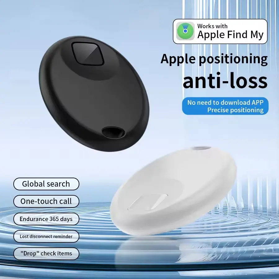 Mini Smart Tag Wireless Anti-lose Reminder Device for Key Pet Luggage Backpack Smart Tag Bluetooth-Compatible Tracer GPS Locator Works with Apple Find My