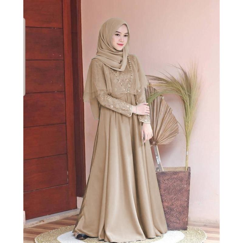 Gamis Premium Amartha Dress Pesta Gaun Kondangan Pesta Modern Kekinian Gaun Kekinian 0