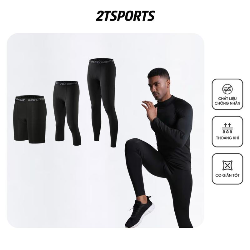 Quần Giữ Nhiệt Nam Body Legging Quần Combat Pro Cao Cấp Tập Gym Bóng Đá Thể Thao