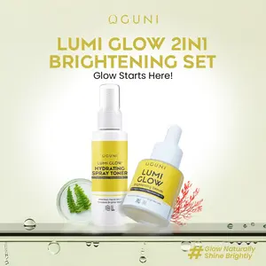 Lumi Glow 2in1 Brightening Set Glow Starts Here | Lumi Glow Brightening Serum & Lumi Glow Hydrating Spray Toner