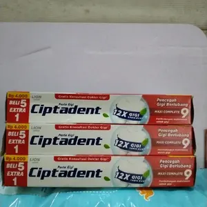 Ciptaden 6 pcs random Pencegah Gigi Berlubang Penyegar Mulut 75 gr untuk Kesehatan Gigi Anda