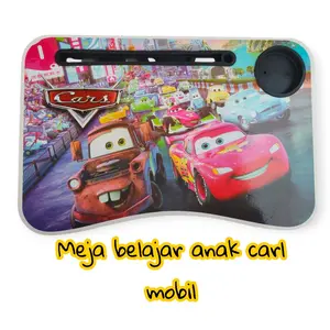 Termurah !!! Meja Belajar Anak Karakter Random dan Polos Super Murah Lipat Ringan Kokoh Cocok PAUD TK SD Warna Cantik Ceria Bahan Kuat Desain Ergonomis Permukaan Lebar