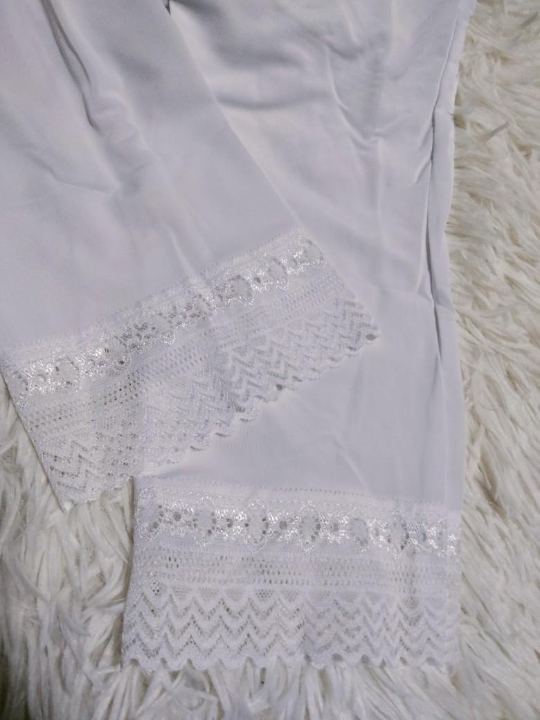 Product Introduction of SG LADIES LONG INNER PANTS FITTING WITH LACE AT ANKLE COOLING COMFY SILKY NYLON SPANDEX NOT STRETCHABLE KINDLY CEK WITH US IF UNSURE OF SIZE Innerwear Bottom Womenswear Breathable 2