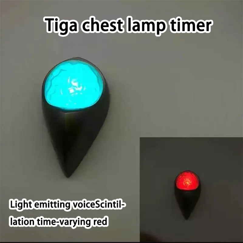 Ultraman Tiga Chest Light Timer / Color Timer Dengan Suara dan Lampu 3