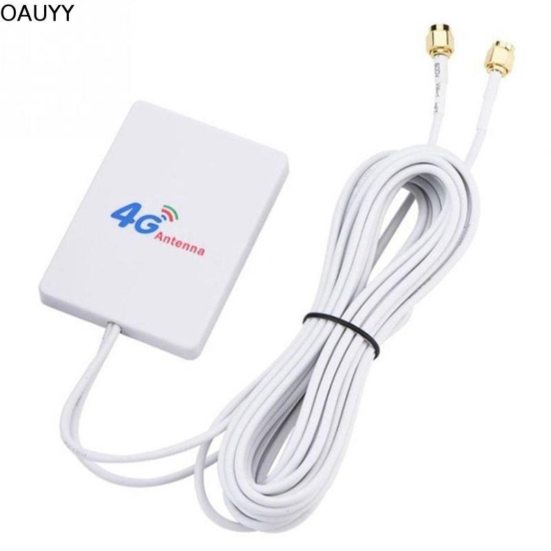 OAUYY Bộ định tuyến 4G LTE Modem Tín hiệu trên không Cáp 2m Tăng Cường tín hiệu…