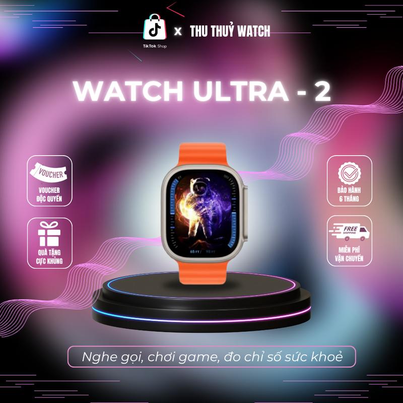 Đồng Hồ Thông Minh Watch U2, Kết Nối Điện Thoại Nhận Thông báo, Tin Nhắn, Nghe…