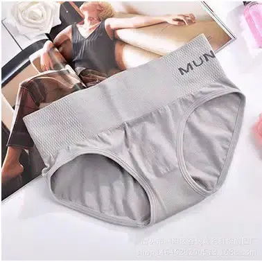 Misso Kode CD035 Celana Dalam Wanita Waist  Underware Premium Spandex Motif Polos High Boxer Hitam Pendek Dewasa Korset Cewek 8
