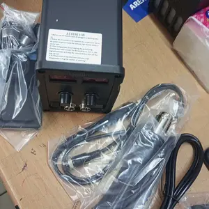 REAIM Solder Station Digital Pro Heat Gun Solder Blower Heat Air Gun Solder 2 in 1 Solder Uap Mechanic 450W Solder Segel Plastik Untuk