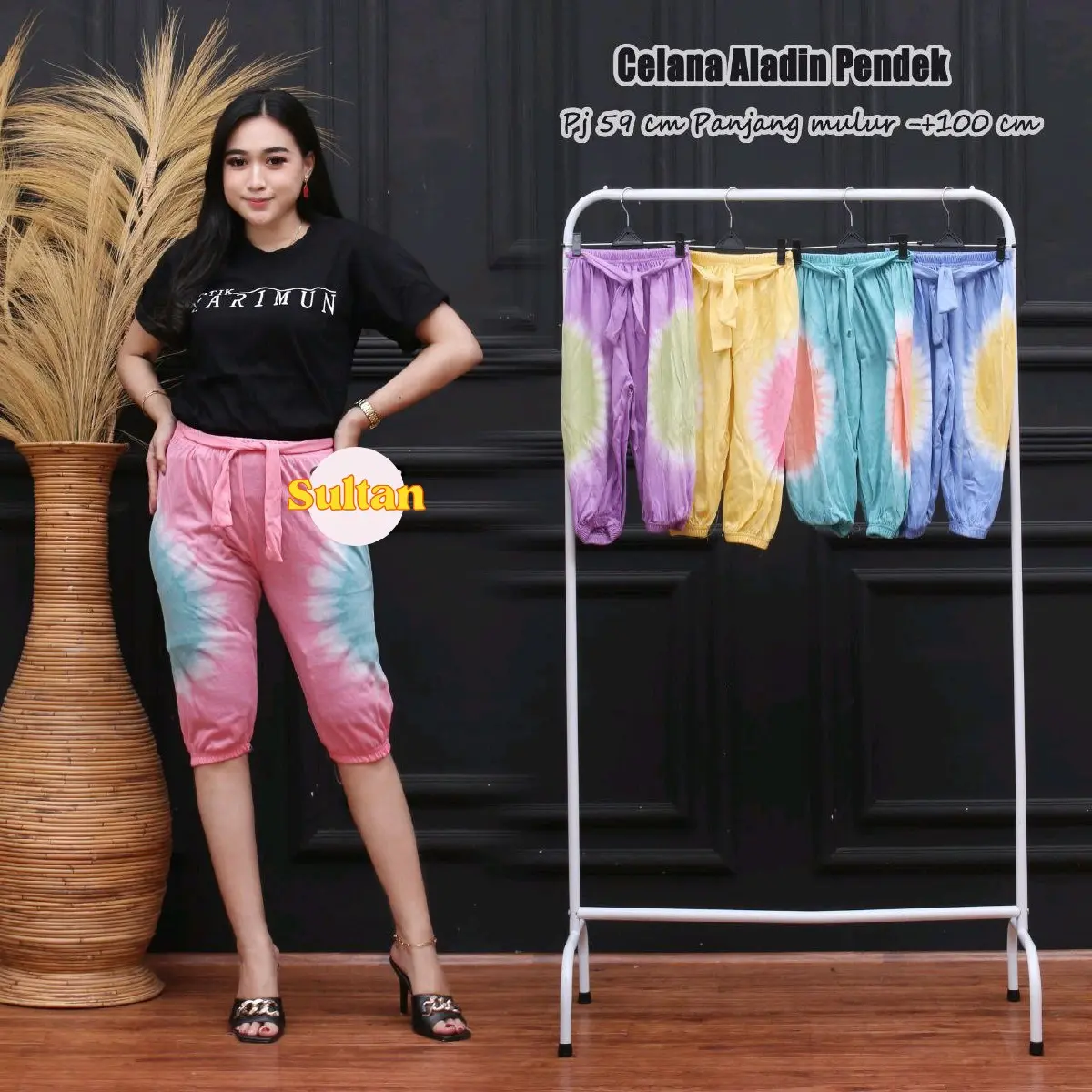 CELANA ALADIN PENDEK CELANA KEREN WANITA CELANA ALADIN KEKINIAN Casual Shorts Nyaman Santai