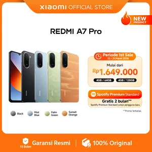 Xiaomi Redmi A7 Pro (4+64 GB) (4+128 GB) | Layar imersif 6.9 inch | Baterai 6000mAh (Typ) | Xiaomi HyperOS | Prosesor octa-core | Desain ramping dan elegan | 13MP kamera ganda AI | HP Android [Xiaomi Official Store]