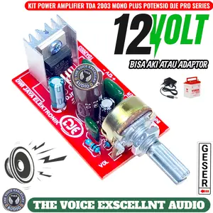 Kit Power Amplifier Mini TDA 2003 Mono 12V DC DJE PRO SERIES