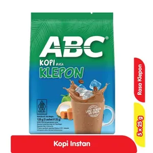 ABC KOPI RASA KELPON 5PCS X 25GR KLEPON SACHET