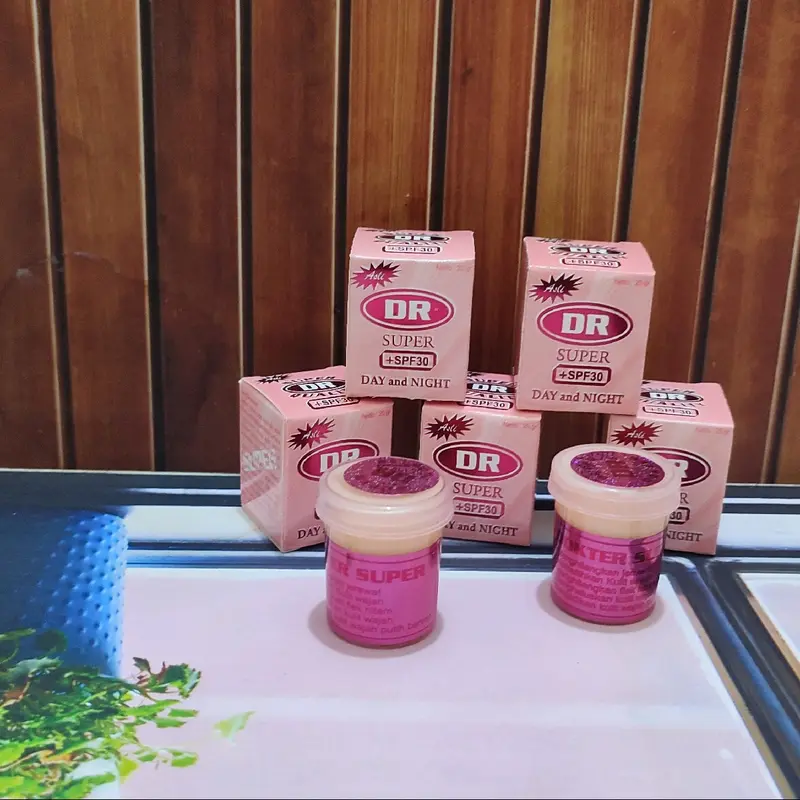 3pc-Cream Dr Super Pink Pemutih Wajah Day&Nigh Original 3