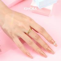Gambar Kimora - Cincin Titanium Wanita Mindy Shine Shining Elegan  Cnt119 - CNG06T119 - GOLD 6 dari Kimora Jewelry Kota Denpasar 5 Tokopedia