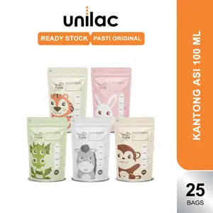 Vitaflow Kantong Asi 100ml 120ml - Breast Milk Bag | Kantung Asi | Double zipper | Plastik Asi