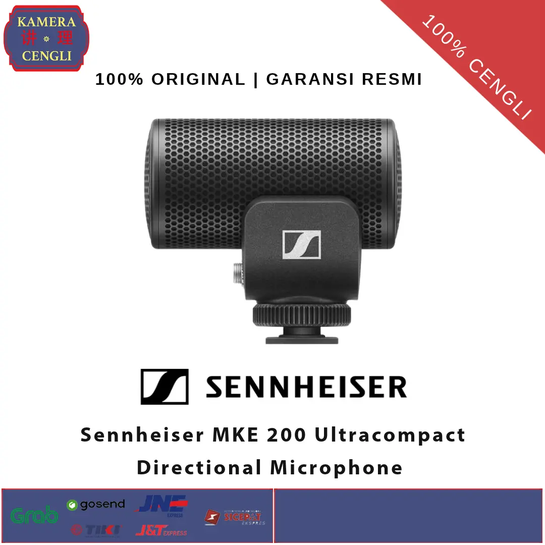 Sennheiser MKE 200 Ultracompact Directional Microphone Original RESMI