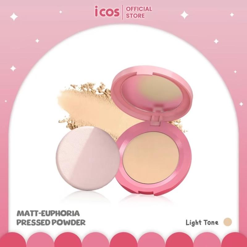 Icos Cosmetics Matt-Euphoria pressed powder /Light tone 0