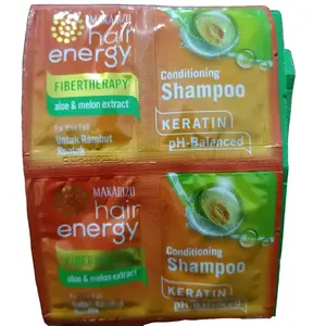 MAKARIZO 12'S/ MAKARIZO 1 RENCENG ISI 12 SACHET/ MAKARIZO HAIR ENERGY FIBERTHERAPY CONDITIONING SHAMPOO 10ML - SAMPO DAN KONDISIONER UNTUK RAMBUT RONTOK