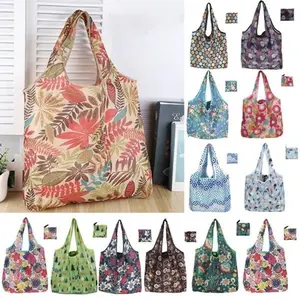 Kantong Belanja Lipat Besar Tas belanja Lipat Totebag Lipat Kantong Belanja Travel Lipet Waterproof anti air ada Gantung