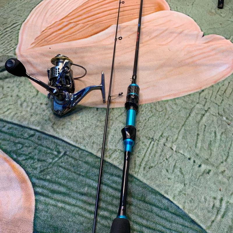 Joran UL 2-6Lbs lentur set Reel 800 power handle  Dragcliker kuat Reel mini bahan anti karat SW 4