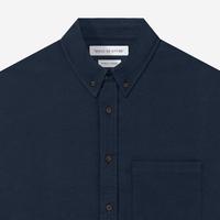 Gambar TENUE Kemeja Flannel Buttondown Lengan Pendek - Solid Navy - M dari Tenue de Attire Kota Administrasi Jakarta Selatan 3 Tokopedia