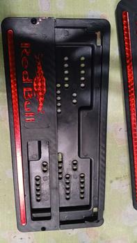 Product Review of Dudukan Plat Nomor Red Bull List Warna Cover Plat Variasi Motor Universal from @**s 0