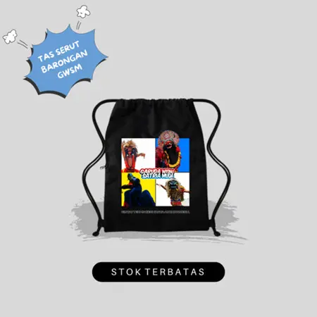Tas Serut&Tote Bag Garuda Wisnu Satria Muda Free Sticer MTSGM02 1
