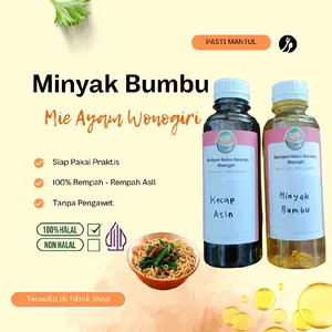 Paket Minyak Mie Ayam dan Kecap Asin - Rempah-rempah Khas untuk Masakan Ayam Kecap Lezat dan Bergizi - Spices Penyedap